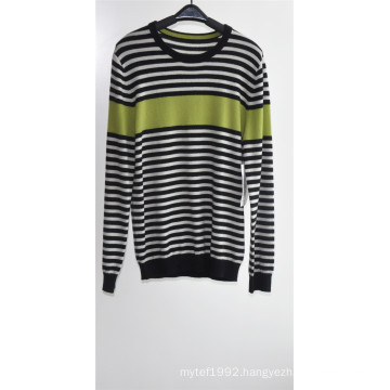 Men 100%Cashmere Long Sleeve Round Neck Knitting Sweater